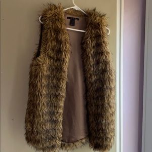 fur vest